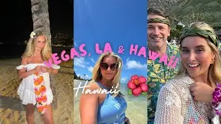 A WEEK IN HAWAII 😭🌺 Vegas, LA & Hawaii!!! The trip of a lifetime 😍