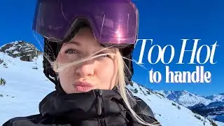 HOT GIRL SKIING  vs Freakishly HOT January Day | Whistler Blackcomb