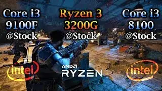 Core i3 9100F vs Ryzen 3 3200G vs Core i3 8100 | PC Gameplay Benchmark Test