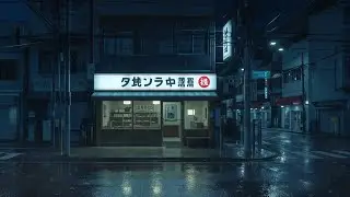 Late Night In Tokyo 🌙 | Lofi Sleep Mix with Midnight Rain