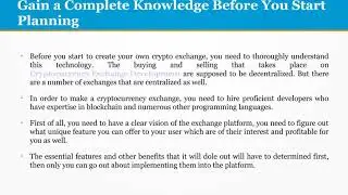 Cryptocurrency Exchange Development