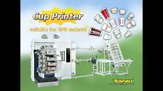 Towin fully automatic offset cup printing machine is suitable for EPS materials. #EPS #cupprinter