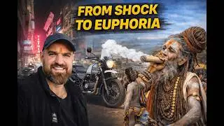 INDIA Motorbike Trip Day 1-2: From SHOCK to LOVE in Delhi & Mathura 🏍️🇮🇳
