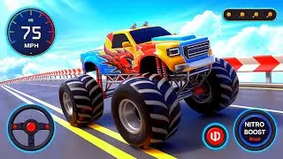Monster Truck Stunt Racing 2025 - Mega Ramp Car Stunt Master Simulator - Android Gameplay