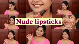 💄BEST LIPSTICKS for DUSKY MEDIUM skin tones 2025 Latest ✨ Bare skin Swatches