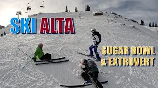 Ski Alta | Sugar Bowl | Devil's Elbow | Extrovert Top to almost Bottom