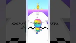 Man Runner 2048 game level 55 #shorts #gamingwithrabia #manrunner2048 #gameplay