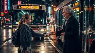 Maid's Daughter Paid an Old Lady's Bus Fare&mdash;Not Knowing She Was a Billionaire.