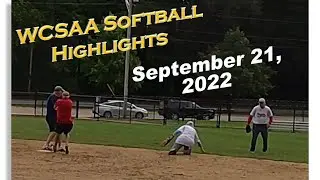 September 21, 2022 - WCSAA Softball Highlights