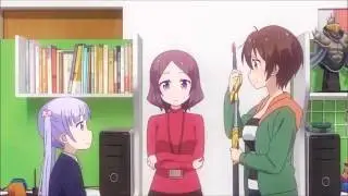 New Game! ~ Aoba holds a sword