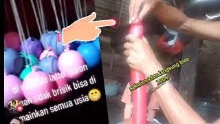 Cara membuat balon yoyo mudah banget! #toys #idekreatif
