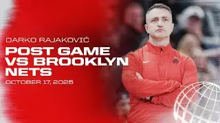 Darko Rajakovic | Post Game vs. Brooklyn Nets | October 17, 2025