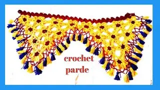 #woolen toran new design 2025#woolen  toran design tricks#woolen crochet toran design #video 🌹🌺💕💕🥳🙏