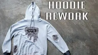 REWORK HOODIE PART 3 | JAKET BEKAS | REWORK HOODIE TRIFT | FREESTYLE REWORK HOODIE SECOND HAND