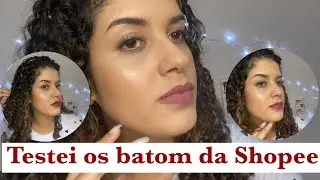 Testando os Batom da Shopee🥰