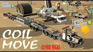 HEAVY FRAC COIL MOVE | Alberta Oilfield 32X FS22 MP Season 2 #2 | LTM1200 | BIG STONE RD,  FOX CREEK