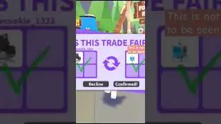 I got this trade #trading #robloxtrade  #roblox #robloxgames #gamingvideos #robloxgamer #adoptme