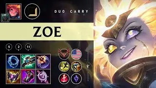 Zoe Carry vs Lucian - NA Grandmaster Patch 25.22
