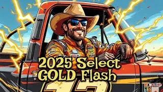 Gold Flash /10 2025 Select Racing Blasters Hit For a NASCAR Truck Series Driver