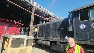 Start up attempt of Midwest Rail Road Preservation Society engine.