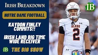 Elite Wide Receiver Kaydon Finley Commits To Notre Dame