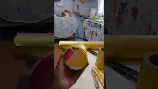 Переработайте использованные рамки из скотча в подставки для канцелярских принадлежностей! Золоти...