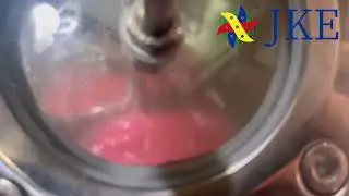 Whole production process of blueberry jam Customer site Vacuum homogenizer