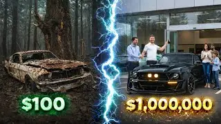 Bad car 🚗 Mustang GT Full car Restoration 🛠️ video 📸 After Shocking 😲 Result 🥳 