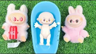 ASMR Labubu Bath Time Relaxing Sounds