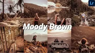 Moody Brown | How to Edit Moody Brown Lightroom Preset | Moody Brown Free Preset Tutorial & DNG