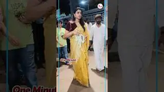 Vishal - Dhanshika engagement! 💍❤️ The couple arrived at the temple 😍✨ #vishal #saidhanshika #tri...
