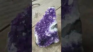 Uruguay amethyst standing cluster.