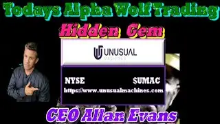 Alpha Wolf Interview with Allan Evans CEO of Unusual Machines Inc $UMAC