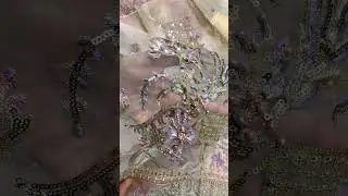 Unleashing Elegance with SaifCloset Designer Embroidered Organza Collection - Unstitched