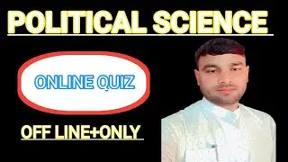 CLASS 12Th Political science chapter BY ANIL SIR ll VVI POLITICAL SCIENCE Syllabus