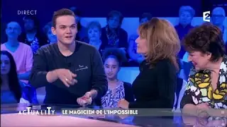 Maxime Tabart le magicien bluffe Cl&eacute;mentine C&eacute;lari&eacute; #AcTualiTy