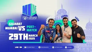 MI LIVE Presented by Lattafa Perfumes: Gujarat v Mumbai - Post-match Show ft. Dhananjay Bhosale