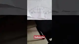 draw tesla mode x,cybertruck, semi tesla