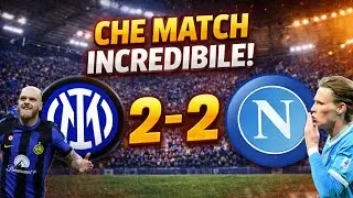 PARTITA DA SCUDETTO  FOLLE TRA INTER E NAPOLI ! LA SALVA LUI!