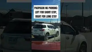 PAGPASOK NG CLARK AIRPORT PARKING: LEFT FOR SHORT TERM STAY, RIGHT FOR LONG TERM STAY