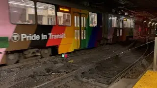 MBTA Green Line Midday Rush at Arlington!