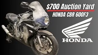 I Bought a Auction Yard Honda CBR 600F3 | Honda CBR F3 EP. 1