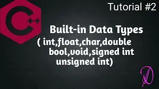 Built-in data types int,float,char,double in c++ ( Urdu) | Programming With Danish