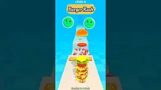 Burger Rush Level 8 Game#shorts
