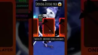 OPENING DIVINE PACK IN DEATH BALL😱 #plsdonate #plsdonatenuke #roblox #deathball