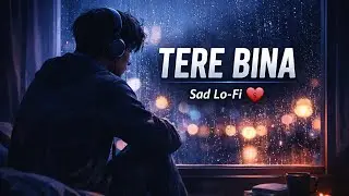 Tere Bina 💔 | Sad Lo-Fi Hindi Song | Late Night Heartbreak Music | Alone Vibes