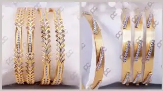 New Beautiful Stylish Light Weight Gold Bangles Latest Designs | Gold Bangle Set Designs 2020-2021