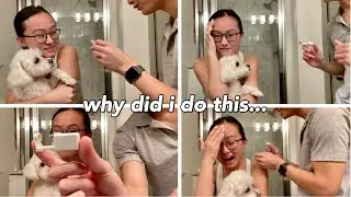 my boyfriend pierced my ears at home.... | Shelly Rui