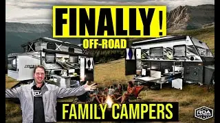 First Impressions Of Our NEW Off-Road off-grid Family Trailers! | MDC USA Campers