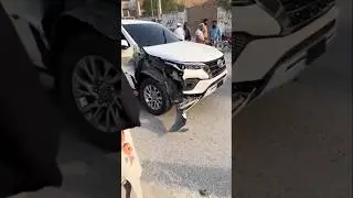 Fortuner Car Accident 🥺 #shorts #viral #ytshorts #foryou